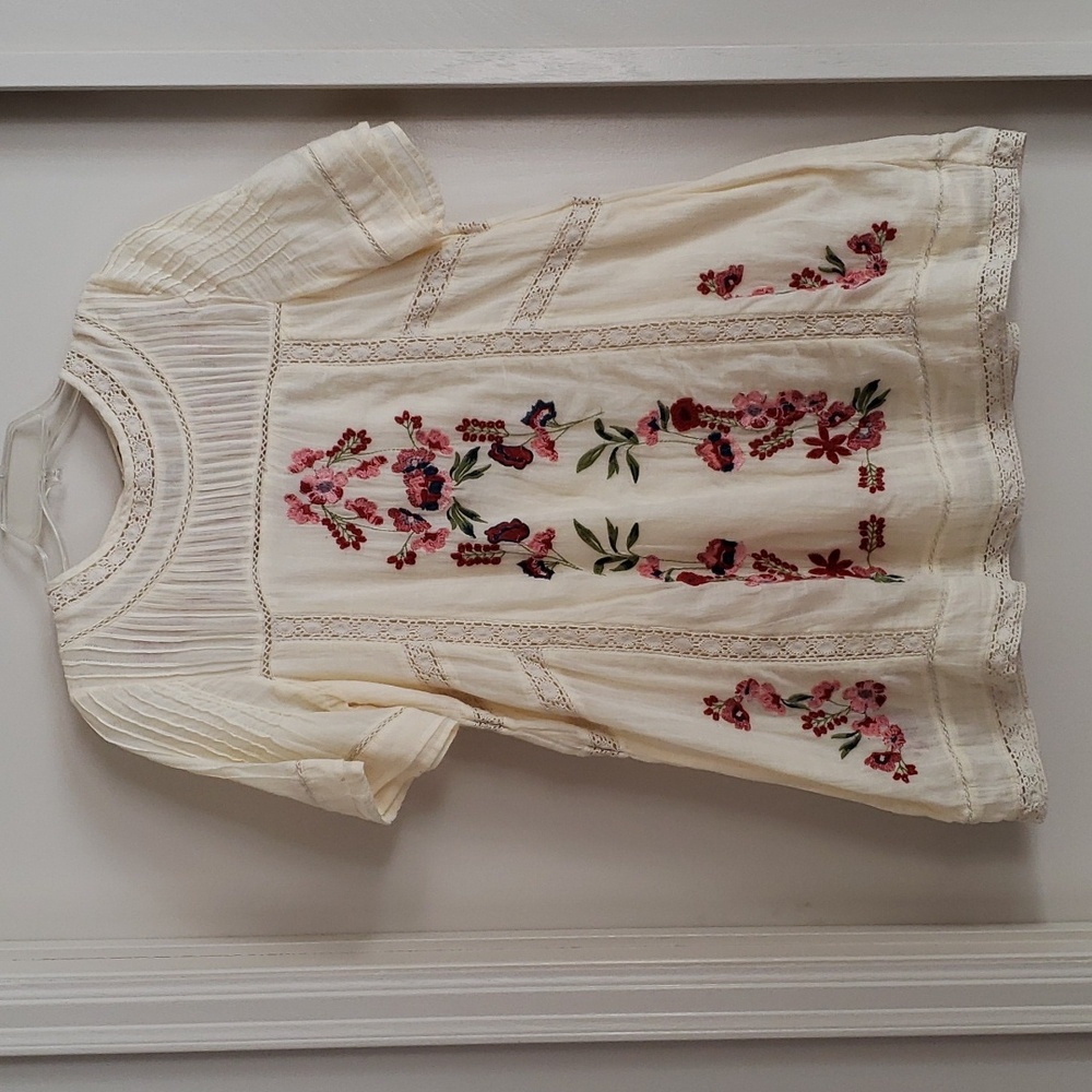 Free People Embroidered Tunic